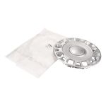 Hubcap 15 inch rim painted silver