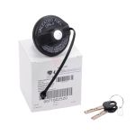 Tank cap lockable with 2 keys