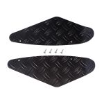 Footplates black front bumper