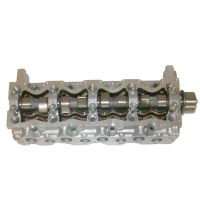 Cylinder head with camshaft with valve