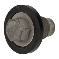 Oil drain plug with sealing ring