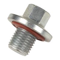 Oil drain plug with sealing ring