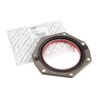 Rear engine shaft seal with crankshaft cover