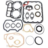 Engine gasket set with oil seal
