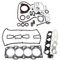 Engine gasket set with oil seal