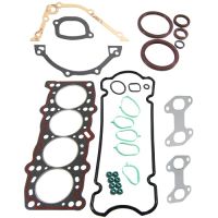 Engine gasket set with shaft seal ring