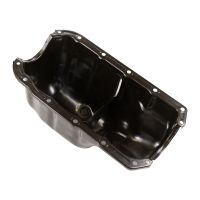 Original oil pan with drain plug