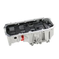 Oil pan with strainer