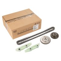 Timing chain kit with wheels below