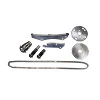 Timing chain set with wheels