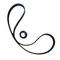 Toothed belt kit with 1 guide pulley