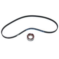 Toothed belt kit with 1 guide pulley