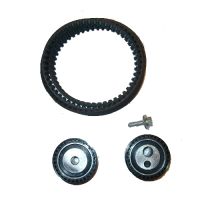 Toothed belt kit with 2 guide pulleys DAYCO