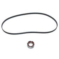 Toothed belt kit with 1 guide pulley