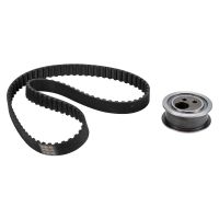 Toothed belt kit with 1 guide pulley