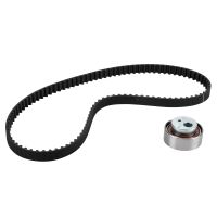 Toothed belt kit with 1 guide pulley