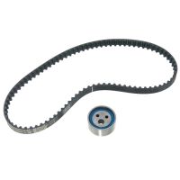 Toothed belt kit with 1 guide pulley