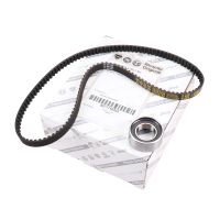 Toothed belt kit with 1 guide pulley