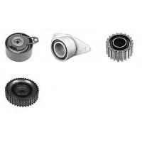 Toothed belt kit with 3 guide pulleys