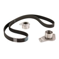 Toothed belt kit with 3 guide pulleys