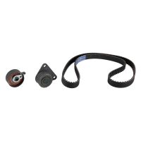 Toothed belt kit with 2 guide pulleys