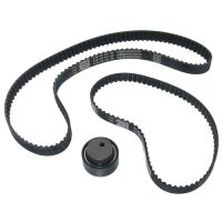 Toothed belt kit with 1 guide pulley