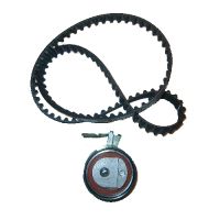 Toothed belt kit with 1 tension pulley