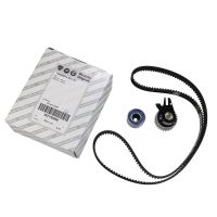 Toothed belt kit with 2 guide pulleys to 05