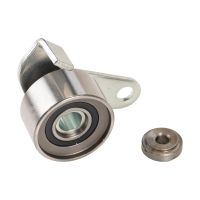 Tension pulley with bracket bottom