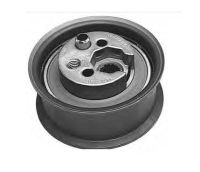 Toothed belt tension pulley