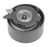 Toothed belt tension pulley