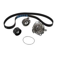 Toothed belt kit with water pump 163 teeth