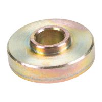 Distance piece of toothed belt roller below