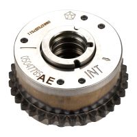 Camshaft gear phaser inlet