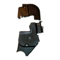 Toothed belt cover top 2-part