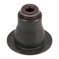 Valve stem seal with valve head
