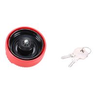 Tank cap lockable red diesel