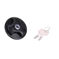 Tank cap lockable with key