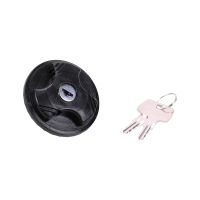 Tank cap lockable with key