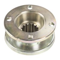 Rear axle flange input