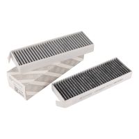 Cabin air filter activated carbon