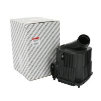 Air filter complete with housing