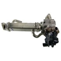 Heat exchanger with AGR / EGR valve complete