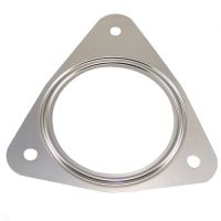 Exhaust gasket on the catalytic converter