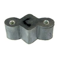 Rubber holder rear silencer