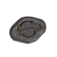 Exhaust rubber front, centre