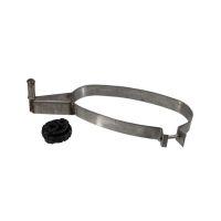 Muffler bracket for rear silencer