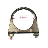 Exhaust clamp M8 Ø 36 mm