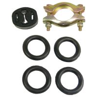 Exhaust mounting kit complete without cat.