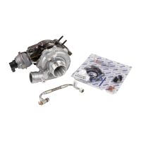 Turbocharger new part kit Garrett best. from turbo + assembly kit + oil line kit